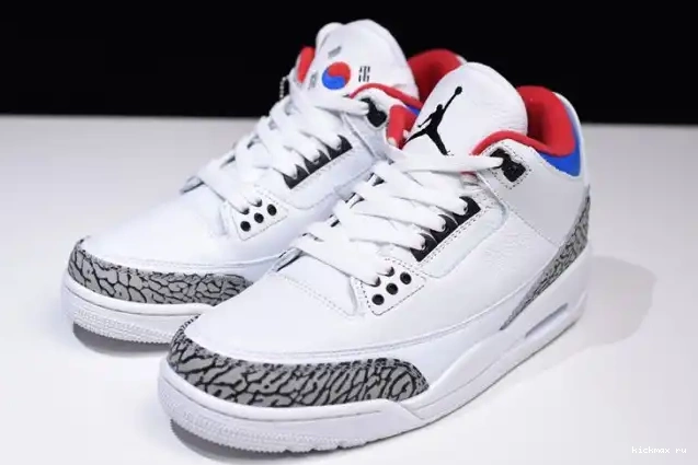 Rep Kickmax Korea Jordan Retro Seoul Air 3 AV8370-100 0323